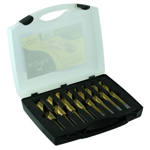 ALPHA REDUCED SHANK IMPERIAL DRILL SET 5PCE (9/16 5/8 3/4 7/8 1IN)